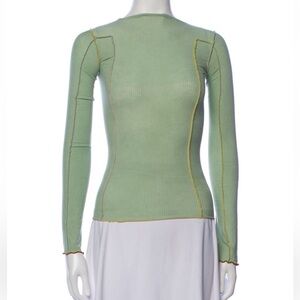 green long sleeve top xs from BASERANGE